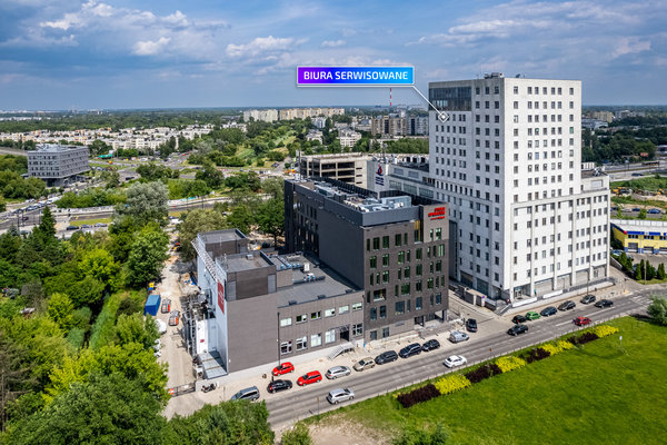 Gotowe biura serwisowane do wynajęcia Warszawa Mokotów ul. Pory 78 - Carolina Medical Center
