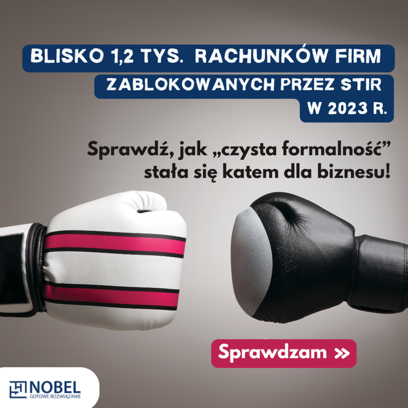 Konto firmowe zablokowane w 72 h? Uważaj na CRBR i STI R!